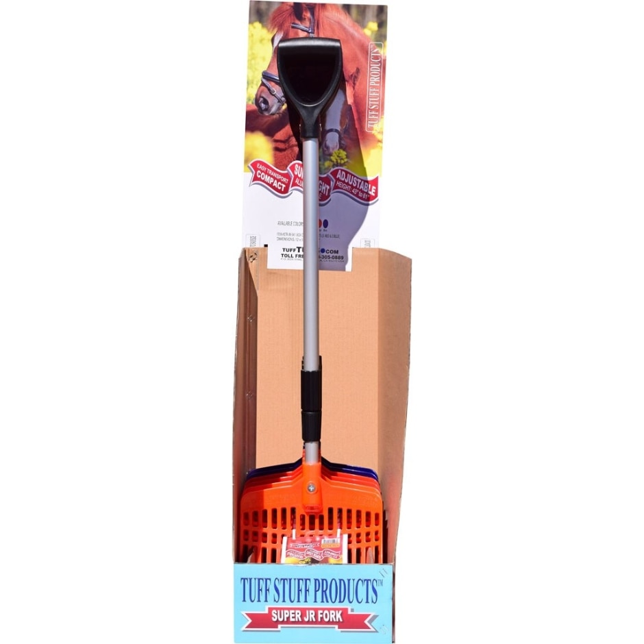 STR-JR-SK1 Super Tuff Junior Fork with Adjustable Handle, Red & Blue - Pack of 6