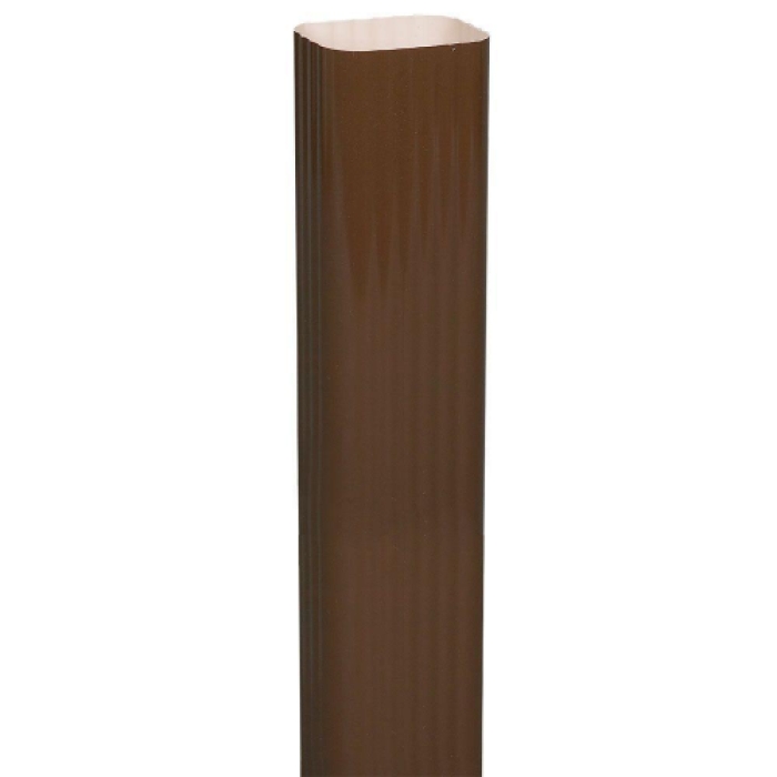 3DP10RTB 2 x 3 in. Downspout, Brown - Case of 10