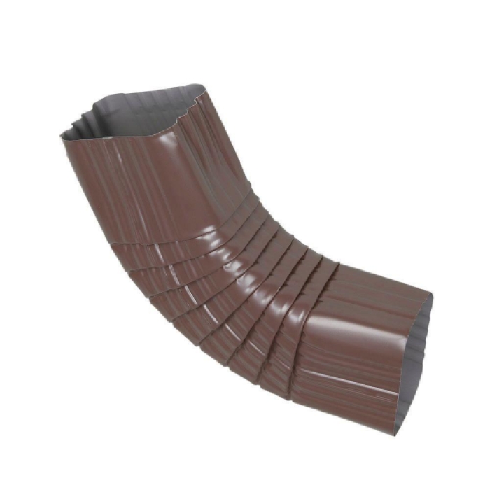 3 x 4 in. Aluminum B-Elbow, Brown