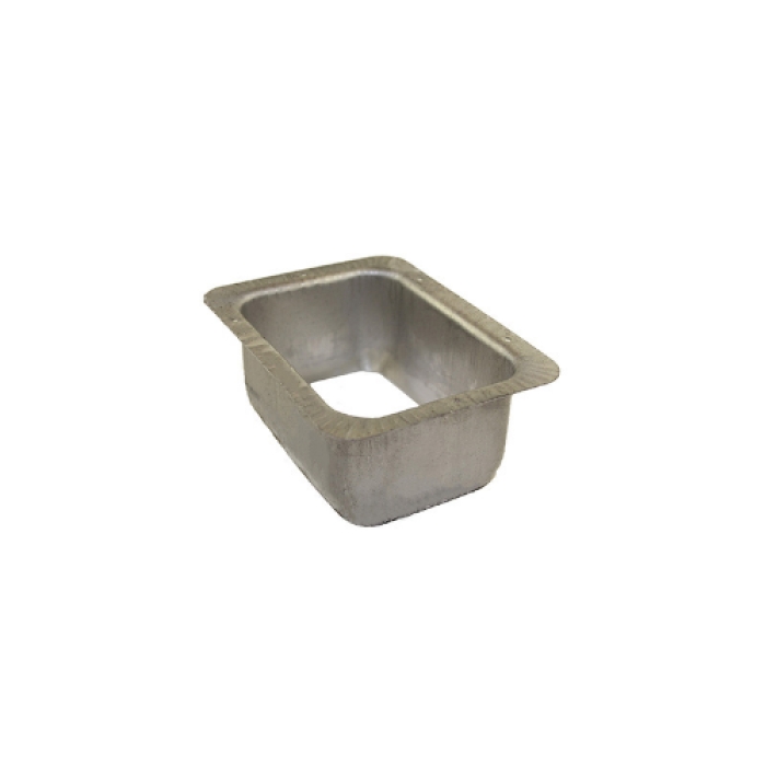 2 x 3 in. C Outlet Mill Finish Downspout
