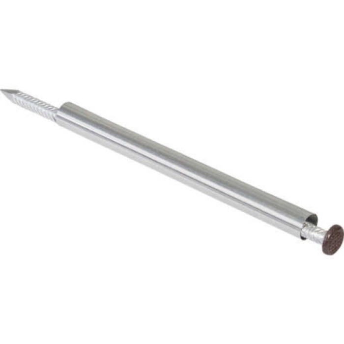 7'' Aluminum Brown Gutter Spike & Ferrule,10PK