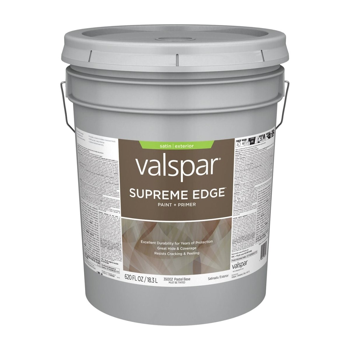 028.0035002.008 5 gal Supreme Acrylic Latex House Trim Paint & Primer, Neutral & Pastel -  Valspar