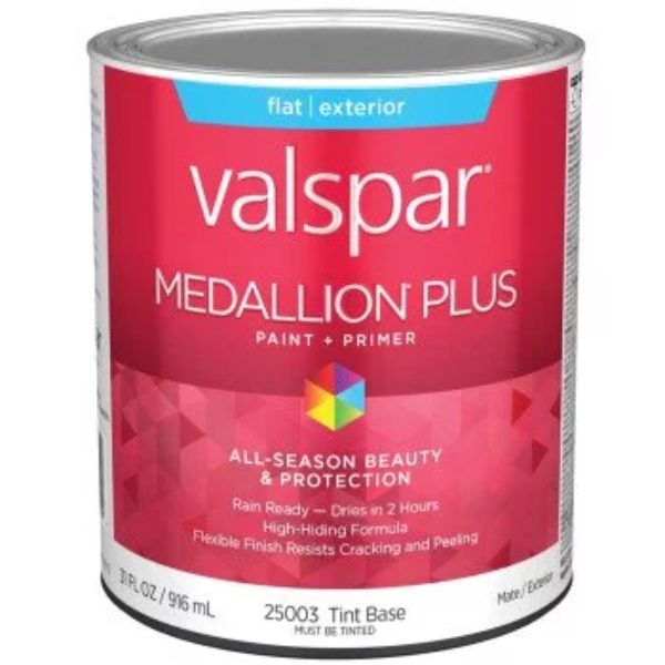 028.0025003.005 1 qt. Medallion Acrylic Latex House Trim Paint & Primer -  Valspar