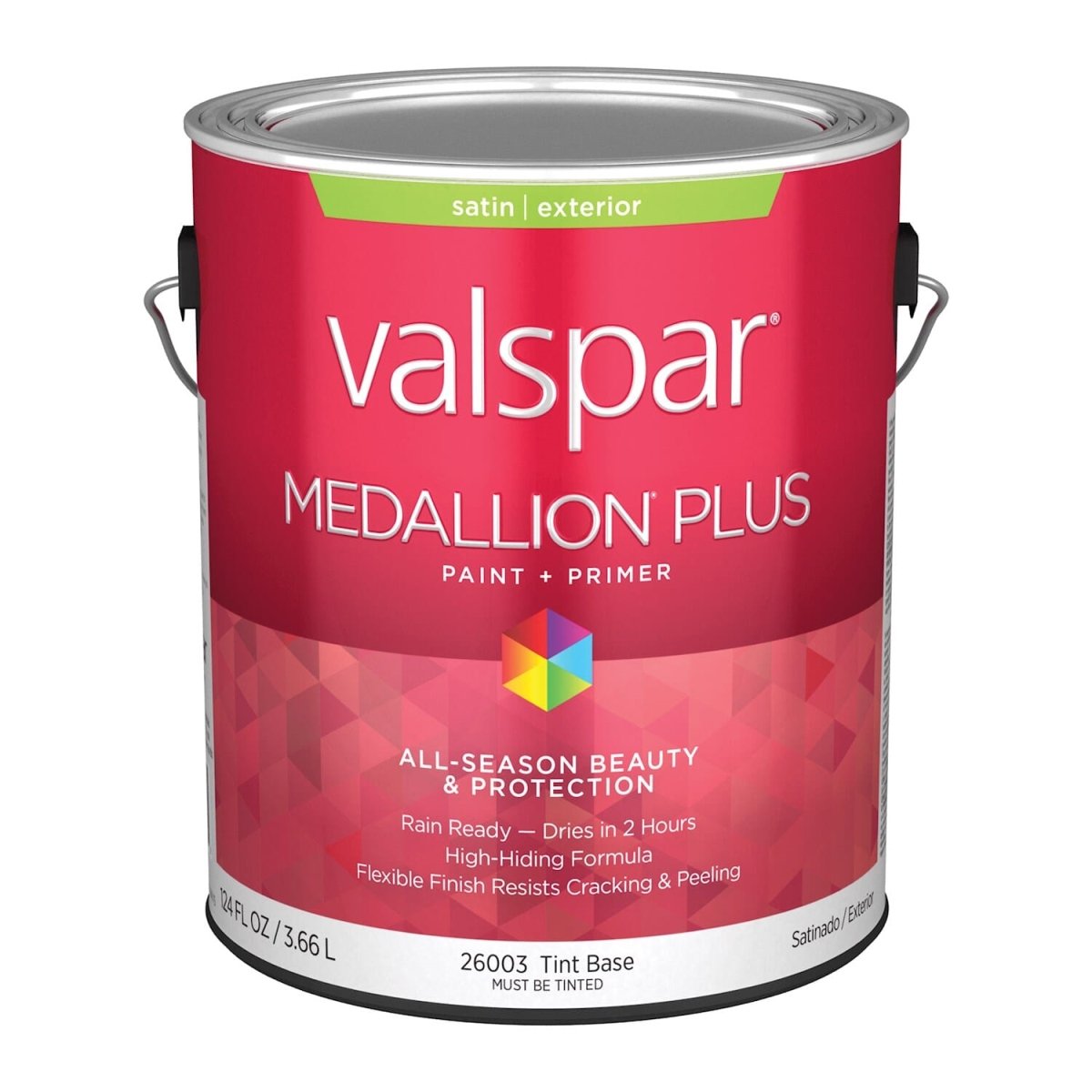 028.0026003.007 1 gal Medallion Acrylic Latex House Trim Paint & Primer - Pack of 4 -  Valspar