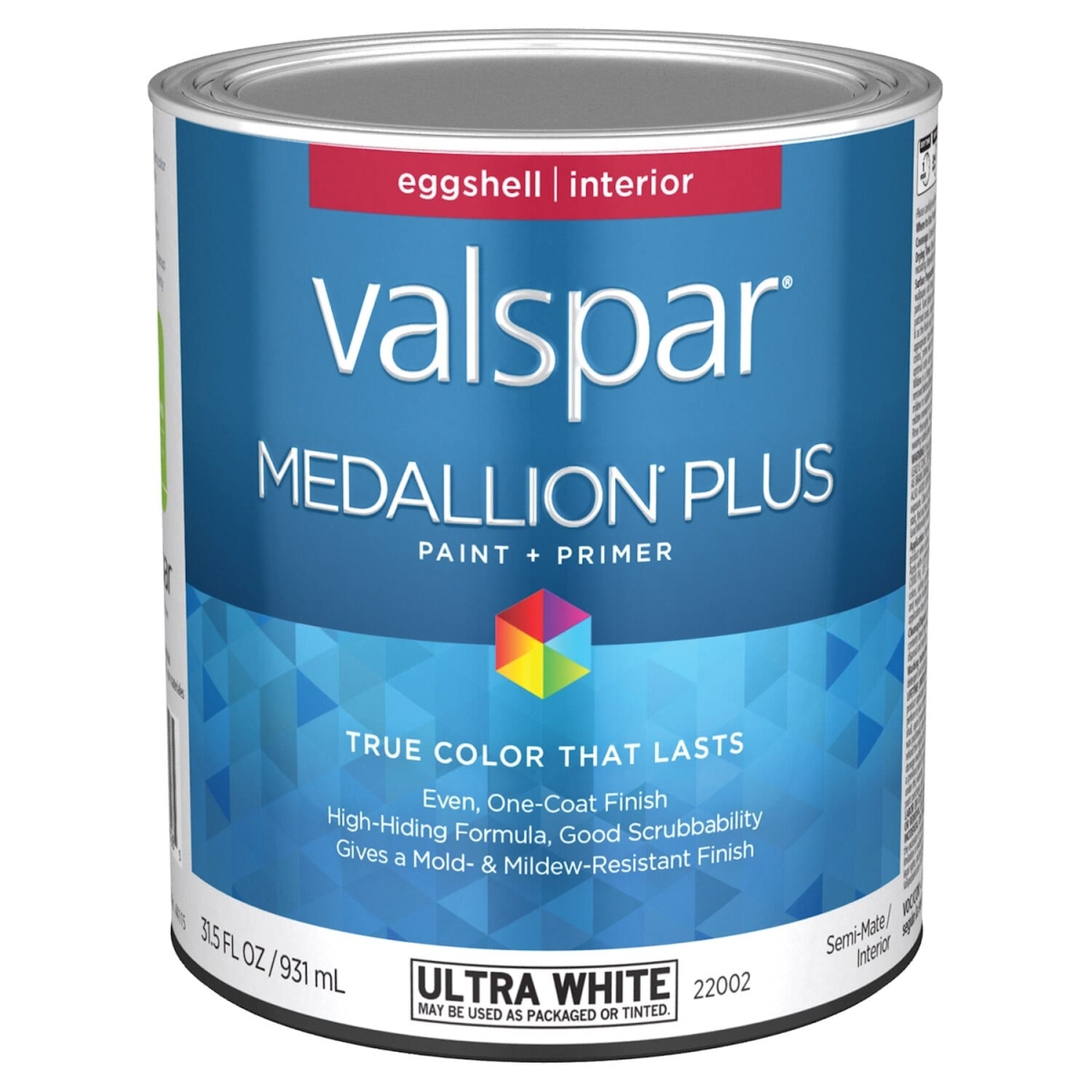 1 qt. Medallion Plus Acrylic Latex All Purpose Paint & Primer, White