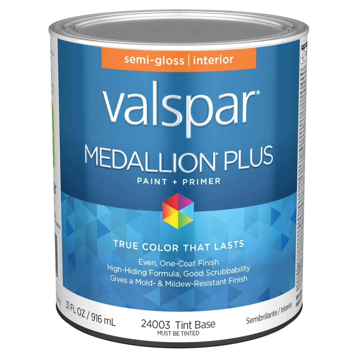 1 qt. Medallion Plus Acrylic Latex All Purpose Paint & Primer, Tint