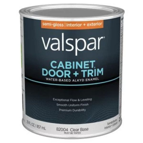1 qt. Enamel Cabinet & Door & Trim Paint, Clear