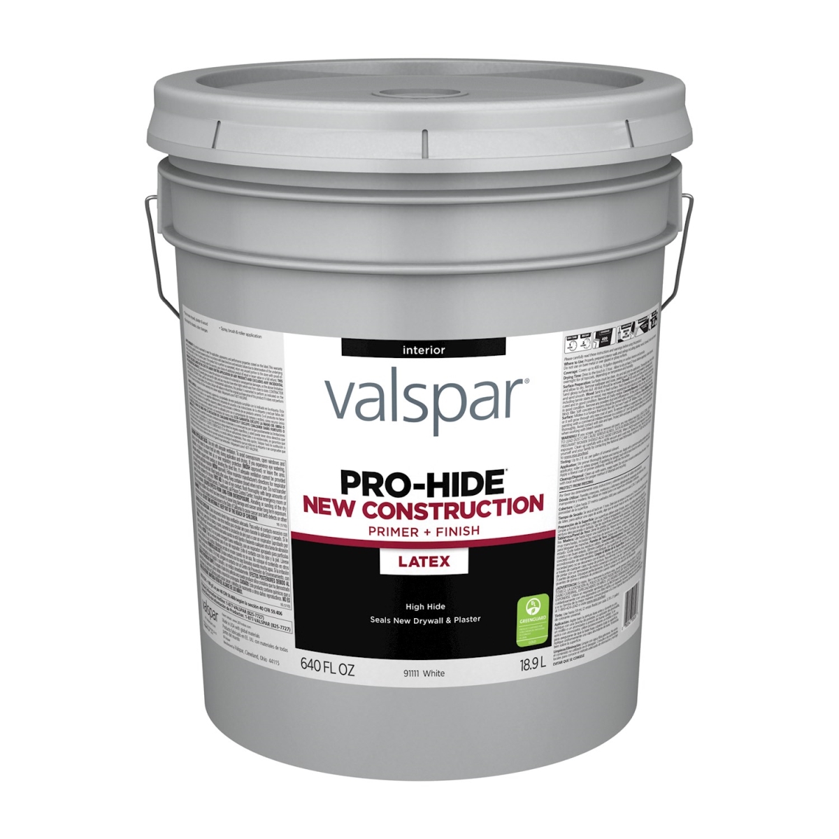 5 gal White Construction New Latex Primer