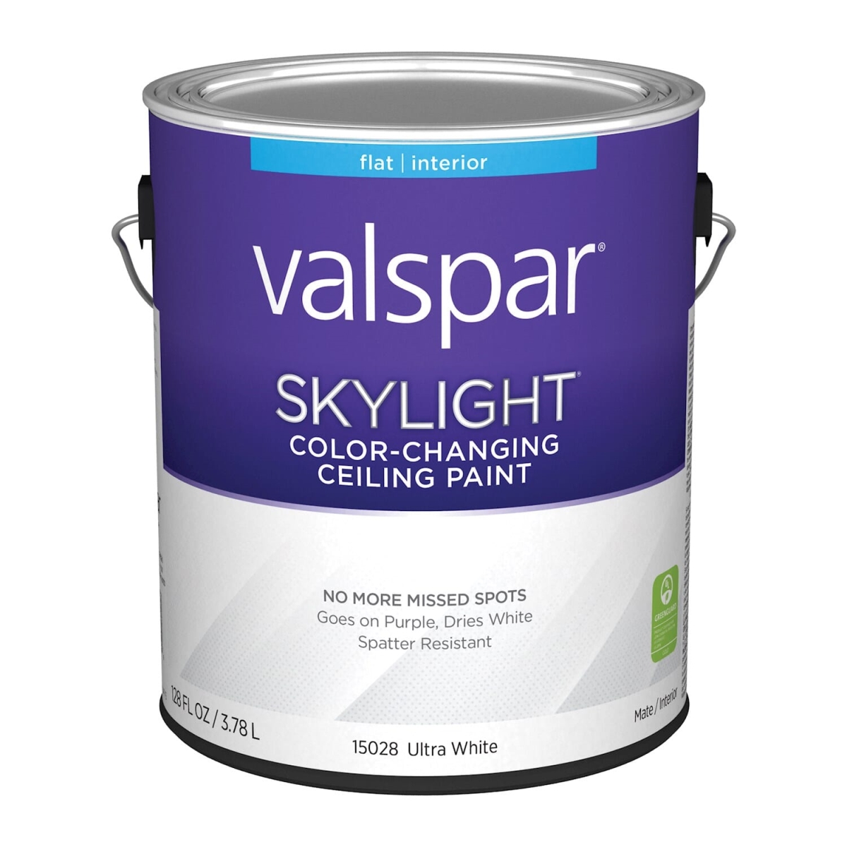 1 gal Color Changing Ceiling Paint, White - Pack of 4