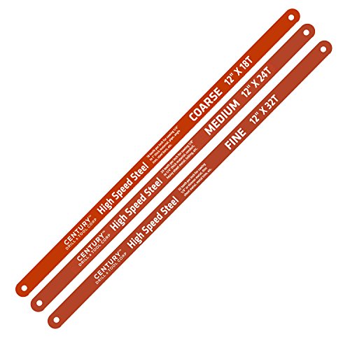 Picture of Century Drill & Tool 4340 Hacksaw Blade Set High Speed Steel - 3 Piece