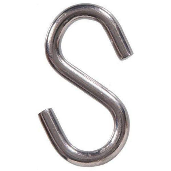3 in. Heavy Stainless Steel Open S Hook