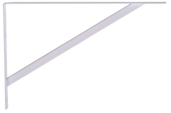 16 x 10.5 in. Shelf Bracket, White