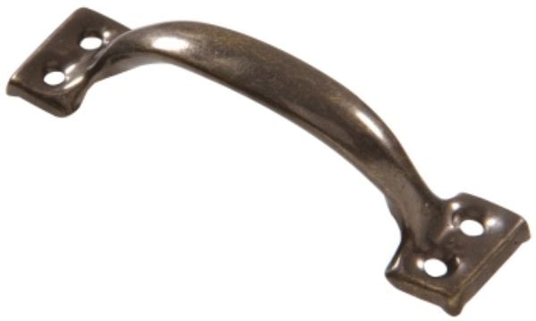 4 in. Sash Lift Bar, Antique Brass
