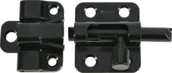 854476 2 in. Ajustlock Barrel Bolt, Black