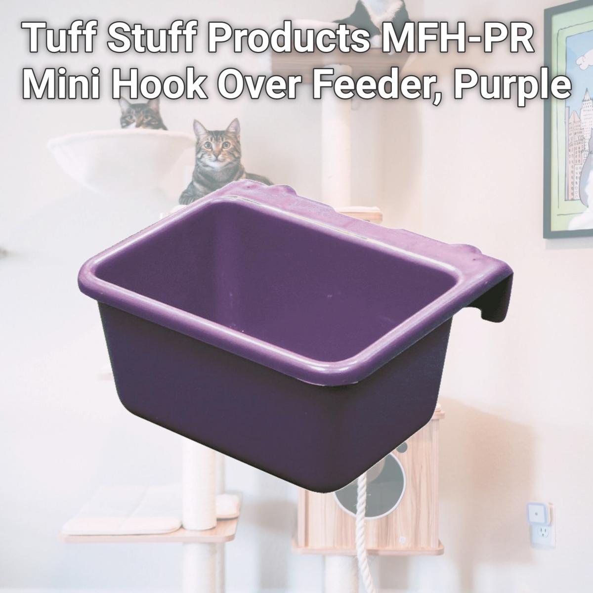 Picture of Tuff Stuff Products MFH-PR Mini Hook Over Feeder, Purple