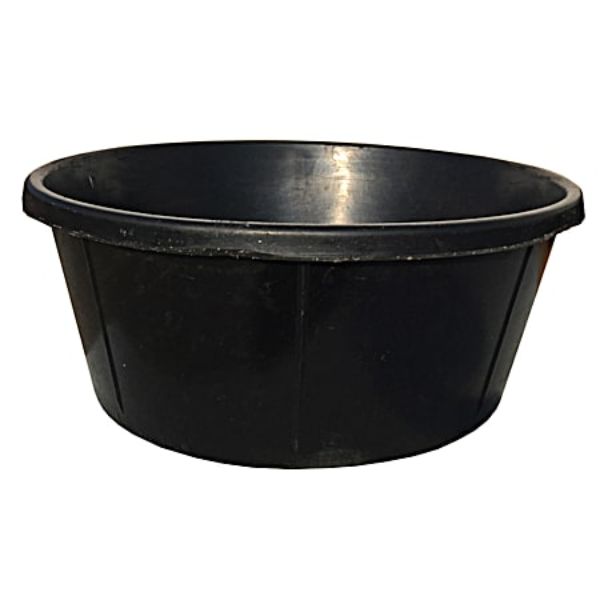 Picture of Tuff Stuff Products RB-6 6 gal Black Round Rubber Tub