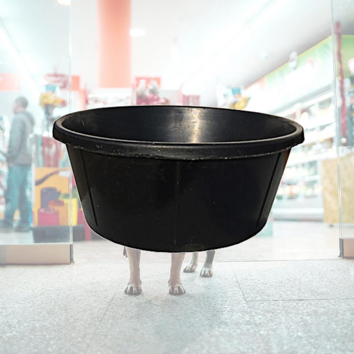 Picture of Tuff Stuff Products RB-6 6 gal Black Round Rubber Tub