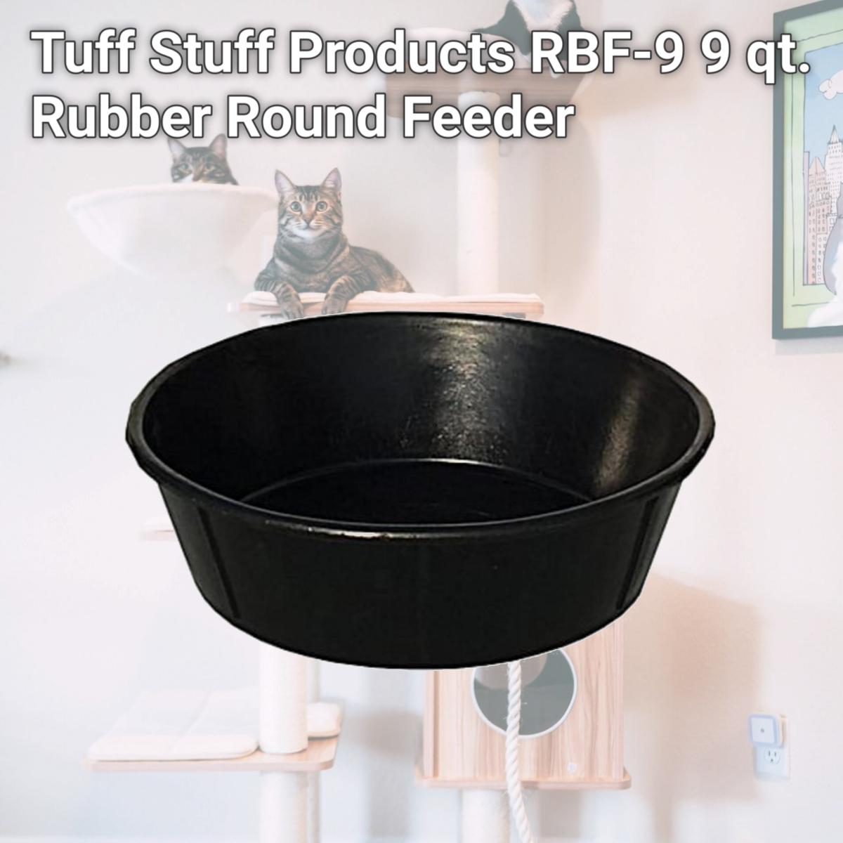 Picture of Tuff Stuff Products RBF-9 9 qt. Rubber Round Feeder