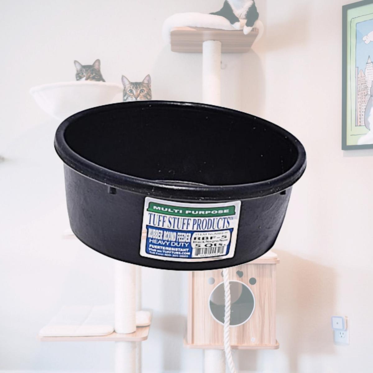 Picture of Tuff Stuff Products RBF-5 5 qt. Rubber Round Feeder