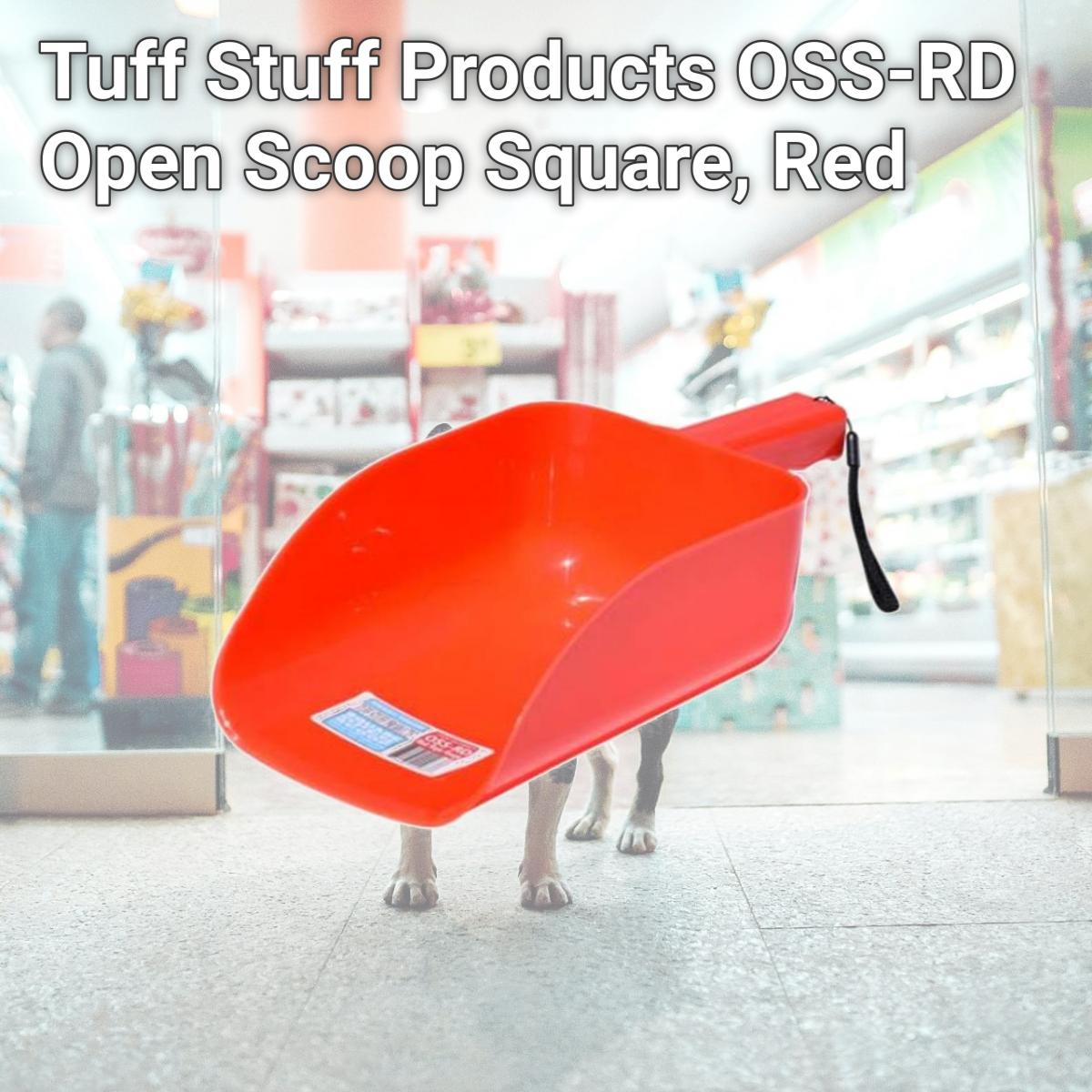Picture of Tuff Stuff Products OSS-RD Open Scoop Square, Red