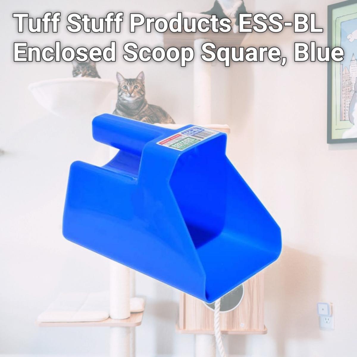 Picture of Tuff Stuff Products ESS-BL Enclosed Scoop Square, Blue