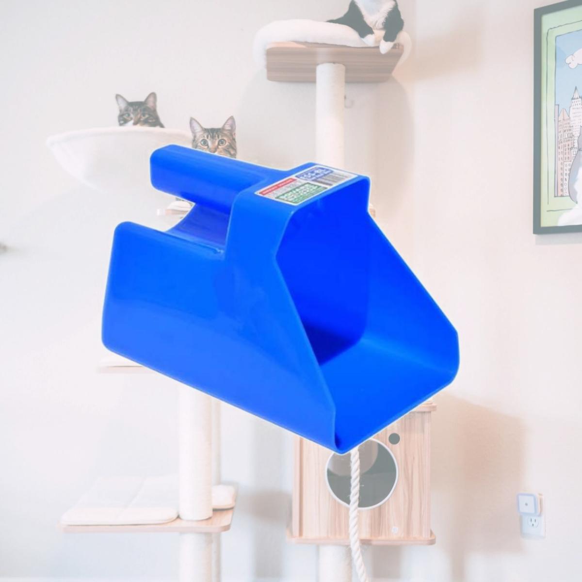 Picture of Tuff Stuff Products ESS-BL Enclosed Scoop Square, Blue