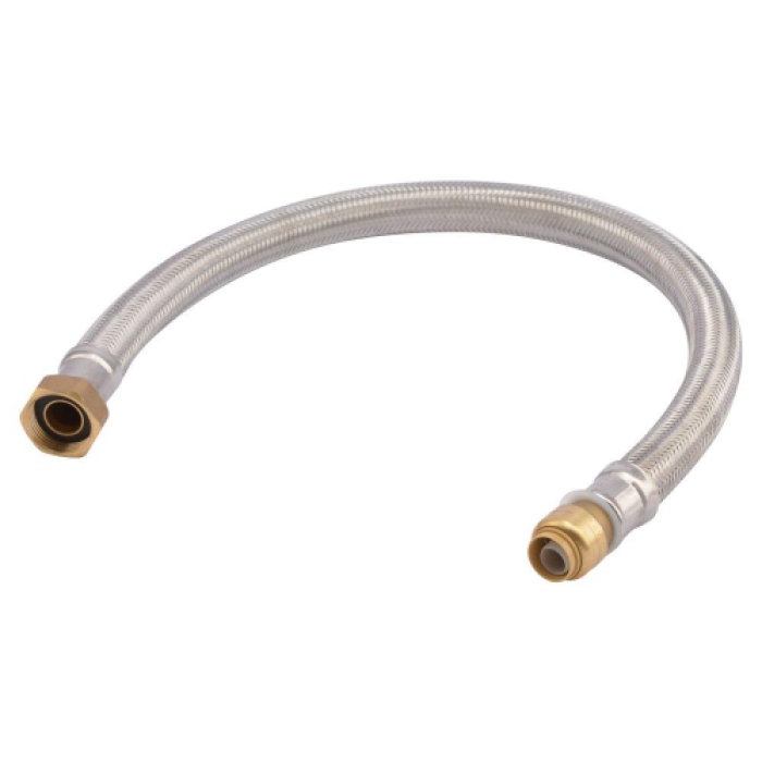 0.5 x 24 in. Stainless Steel Flexible Hose