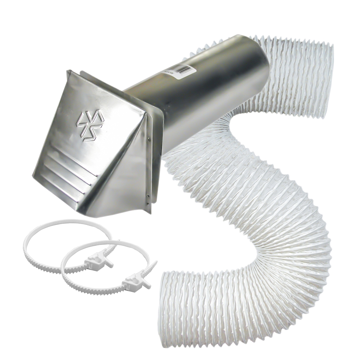 Picture of Builders Best 111511 WHK PML320 Louv Hood Bath Vent Kit, White