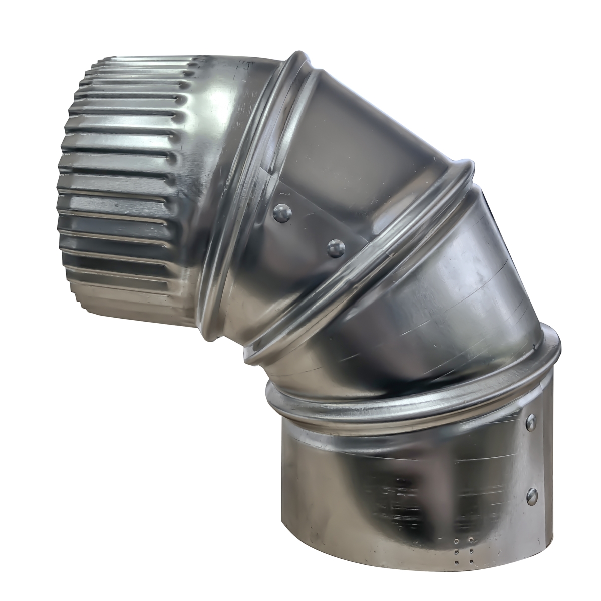 112422 4 in. Aluminum Standard Adjustable Elbow