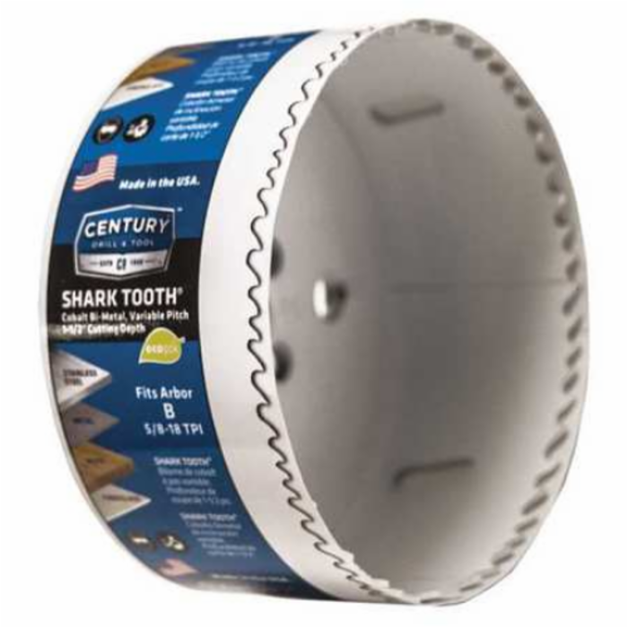 Picture of Century Drill & Tool 5056 Hole Saw 3.5 in. Bi-Metal Shark Tooth - Pack of 2