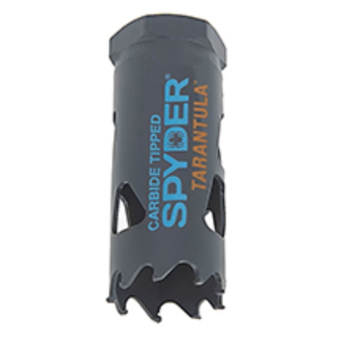 Spyder 1-1/8 Inch Carbide Tipped Metal/Wood Cutting Hole Saw - 600898CF