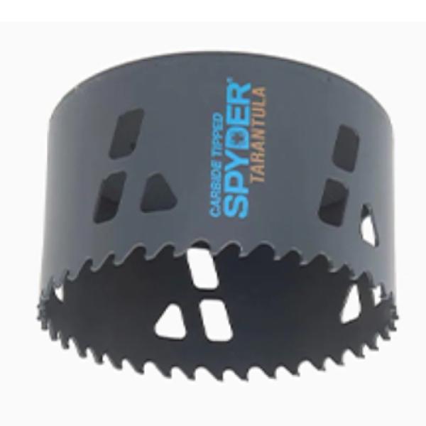 Spyder 4-1/2 Inch Carbide Tipped Metal/Wood Cutting Hole Saw - 600917CF