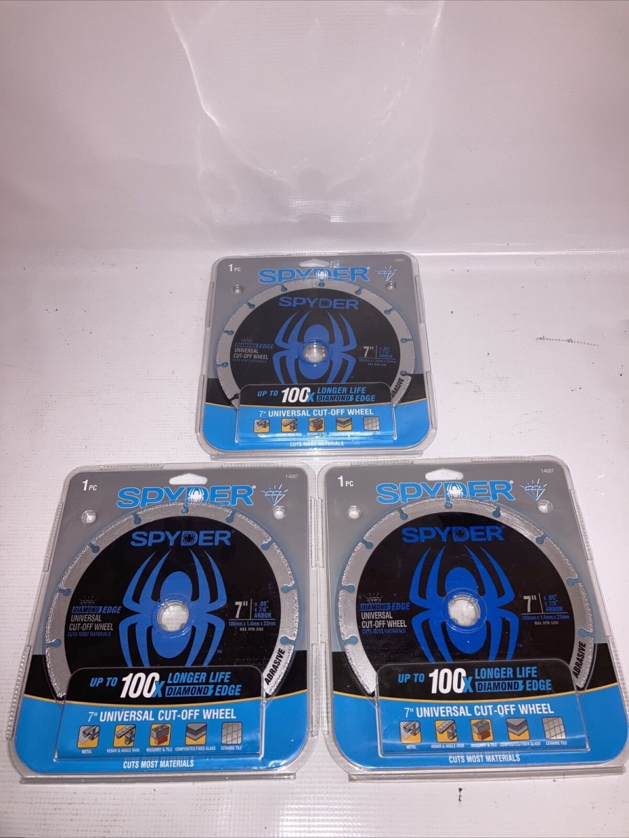 7 in. 100X Longer Universal Cut Off Wheel Diamond Edge Blade