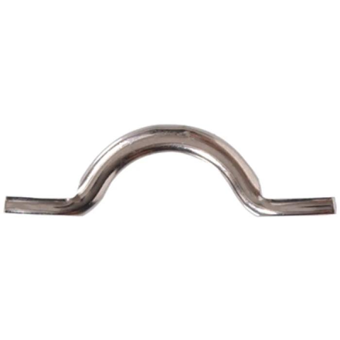 0.5 in. Plated Figure Rope Loop, Nickel