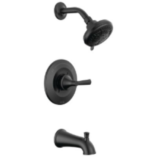 Monitor 14 Series Tub & Shower Trim - Matte Black - Standard - ADA Compliant