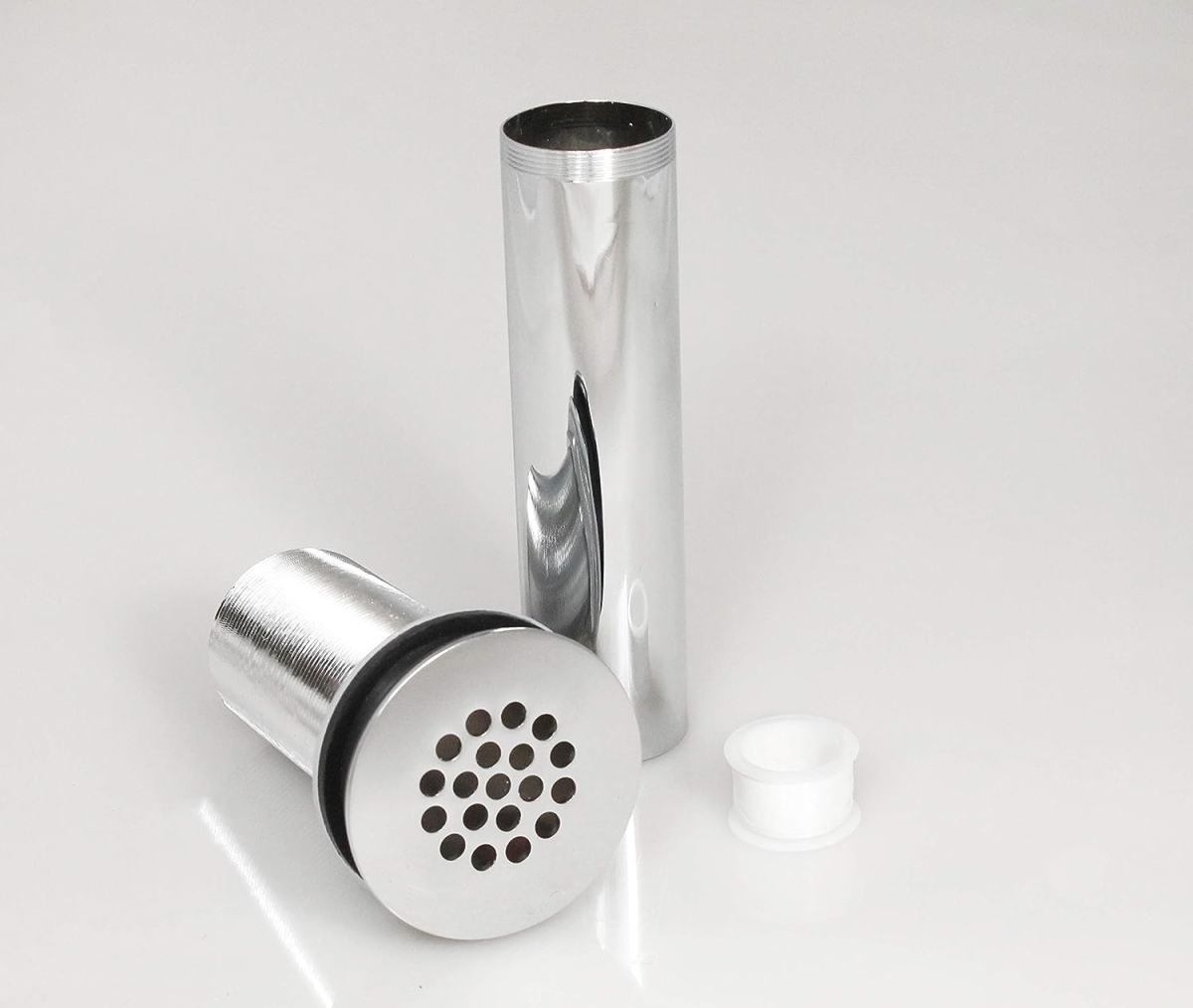 K820-74 1.25 in. Decorative Open Grid Bathroom Sink Drain, Polished Chrome