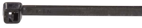 22 in., 250 lbs Power Group Cable Tie, Black - Pack of 50