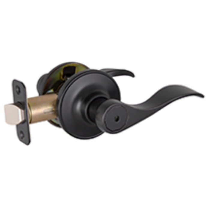 Springdale Dummy Privacy Door Handle, Matte Black