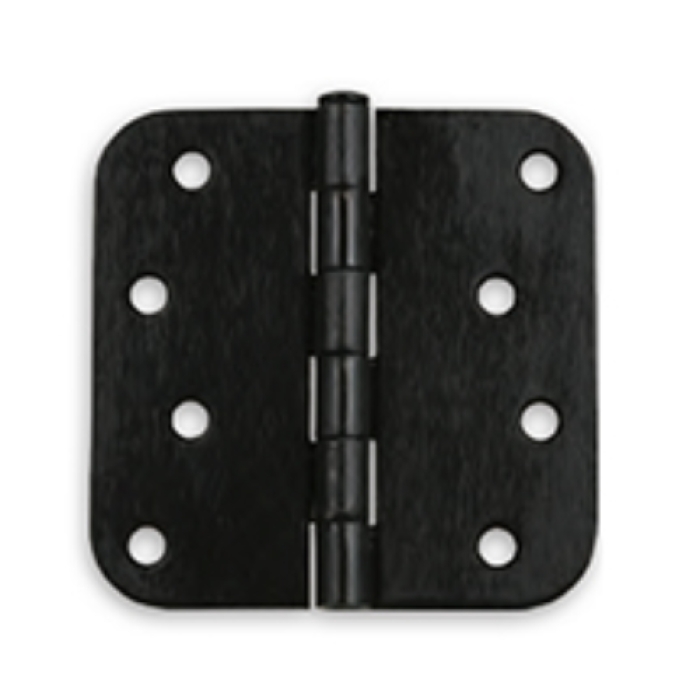 4 x 0.625 in. Residential E Hinge, Black