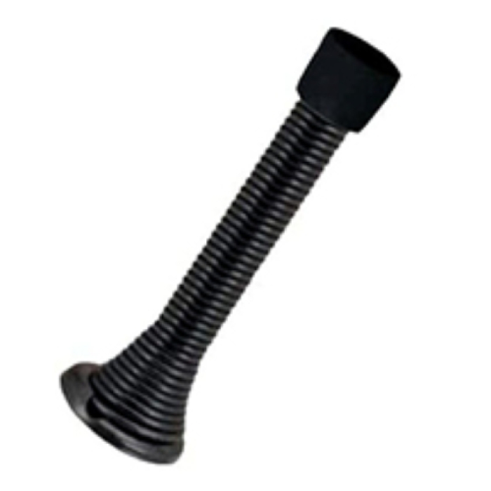 402514 3.125 in. Jumbo Spring Door Stops, Black