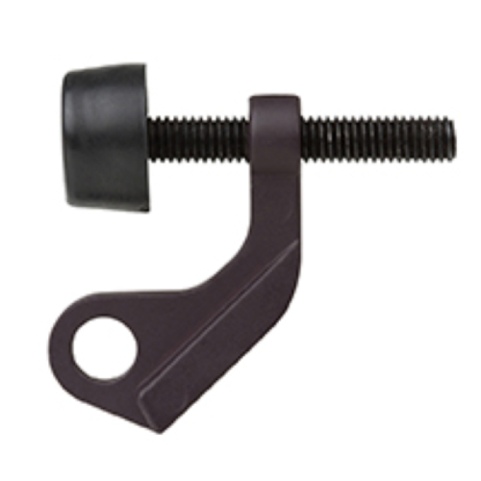Heavy Duty Hinge Pin Door Stop, Black