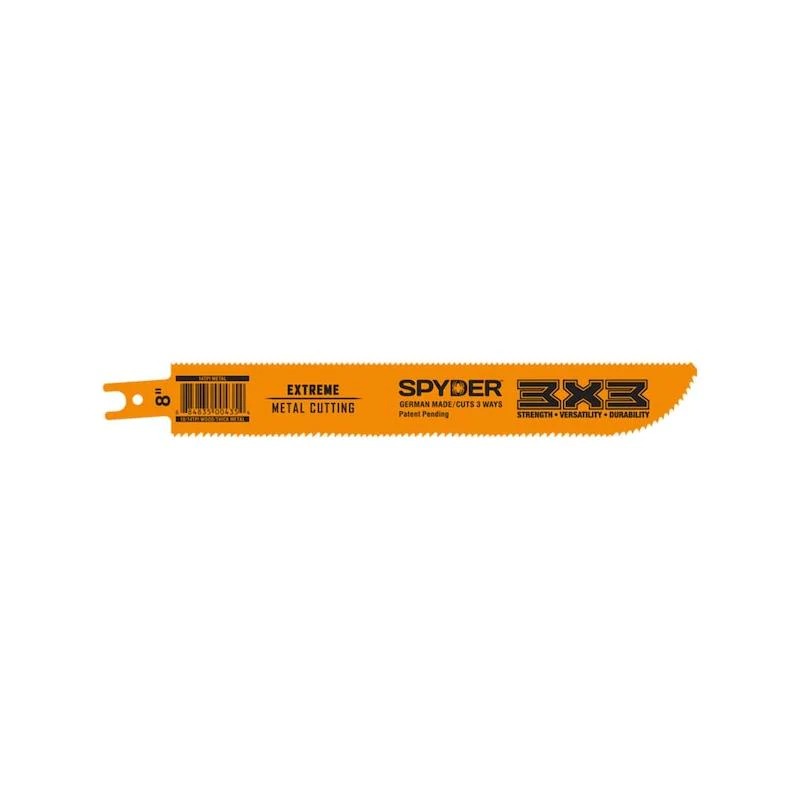 200205 3 x 3 Spyder 0.66 x 14 TPI Saw - 8 in. Bulk -  SM Products