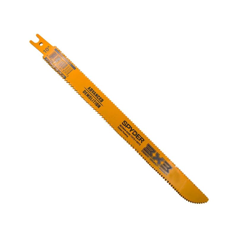10 in. 0.66 x 10 TPI 3 x 3 Reciprocating Saws, Orange
