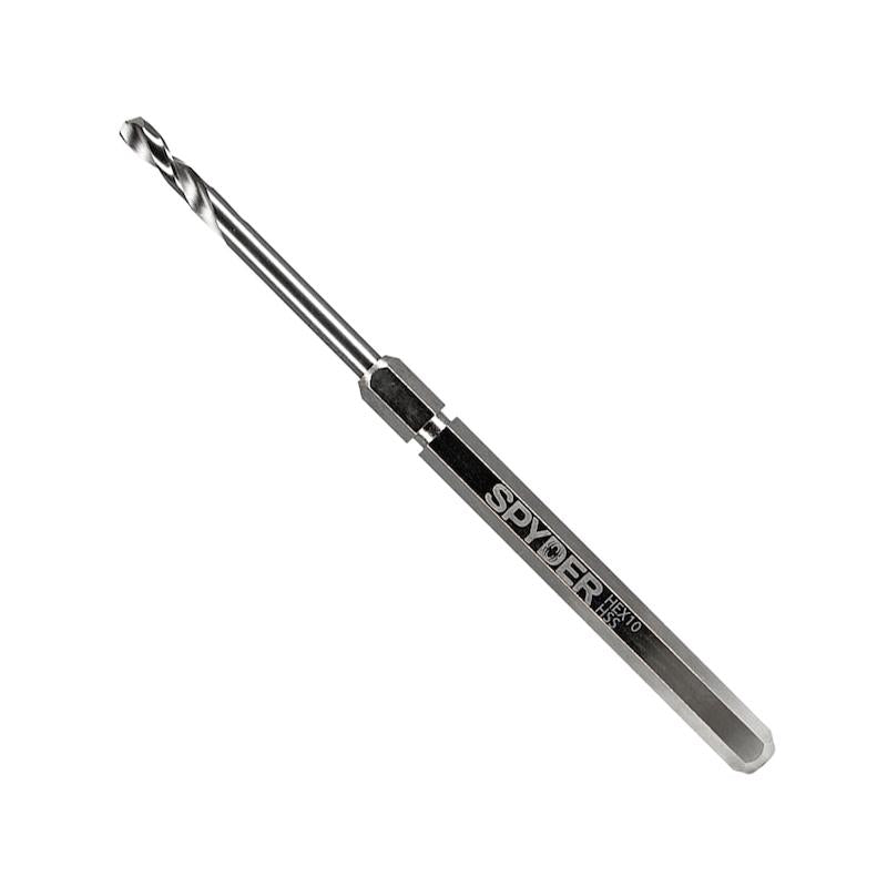 Spyder 1/2 Inch, Hex10 HSS Hole Saw Pilot Bit, 10-Pieces, 1/4 Inch x 7-1/8 Inch - 600645-10