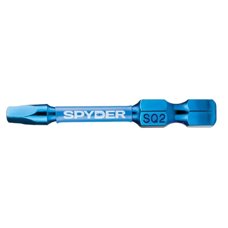 Spyder 2 Inch SQ2 Impact Driver Bit, 5 Pieces - 19088