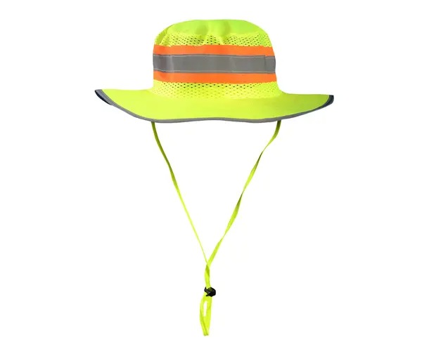 Picture of Occunomix International LUX-RNG-ST-YL Reflector Sun Hat&#44; Yellow