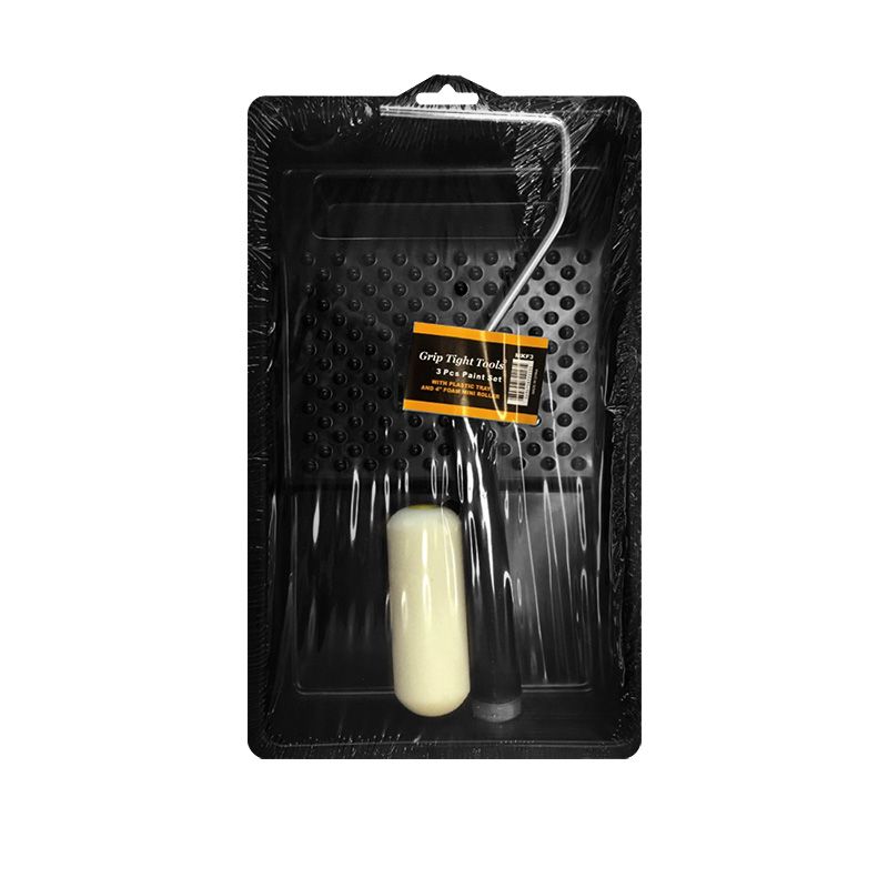 Mini Paint Tray Set - Foam Roller - 3 Piece