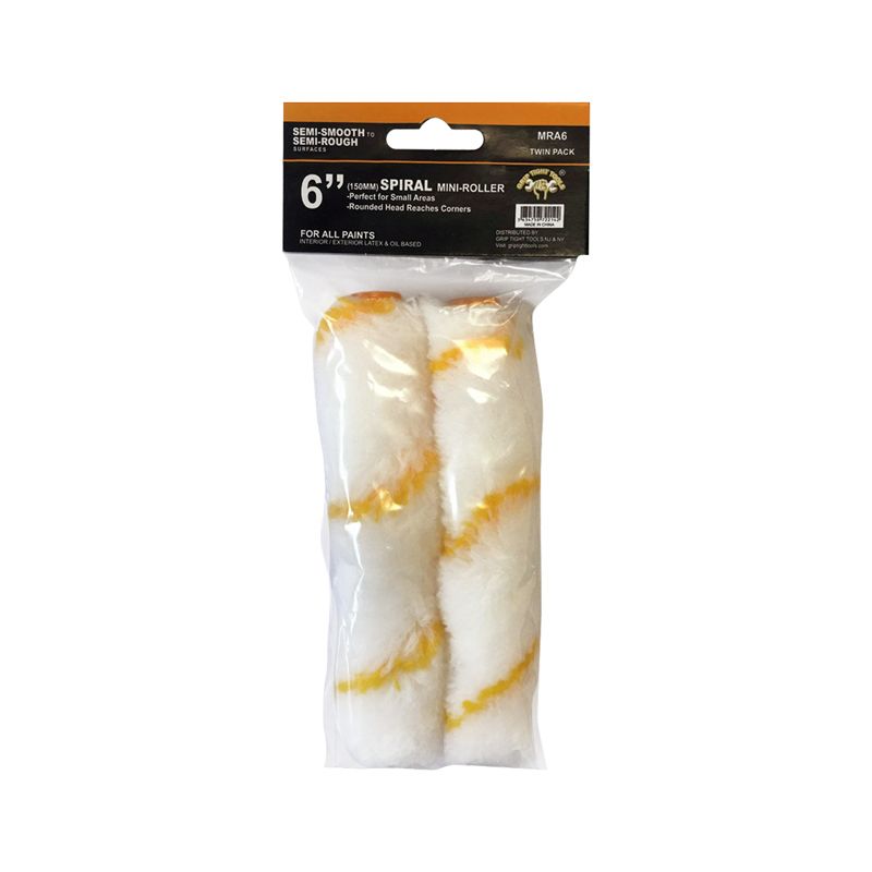 6 in. Fabric Paint Roller 0.5 in. Nap Cover Refill - Pack of 2