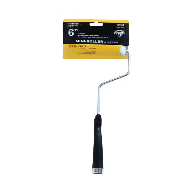 MR62 6 x 10 in. Handle Mini Paint Roller Frame with Foam Roller Cover