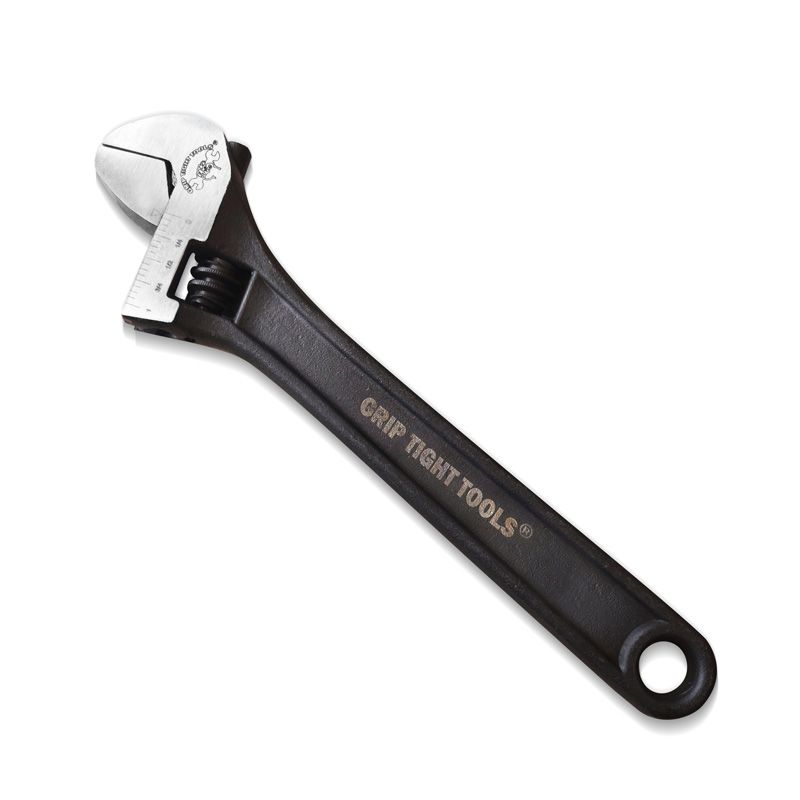 8 in. Classic Adjustable Wrench, Black Oxide Steel